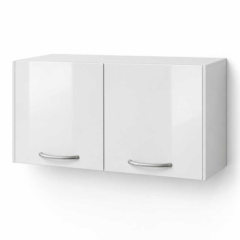 1000mm Double Wall Unit in white – studio product render