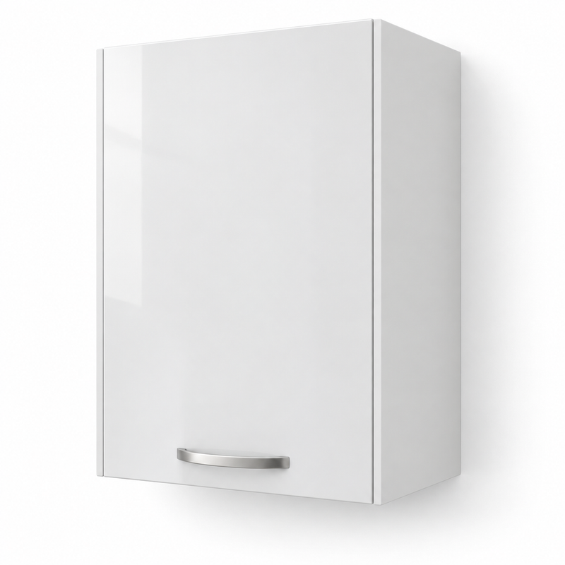 500mm Single Wall Unit in white – studio product render