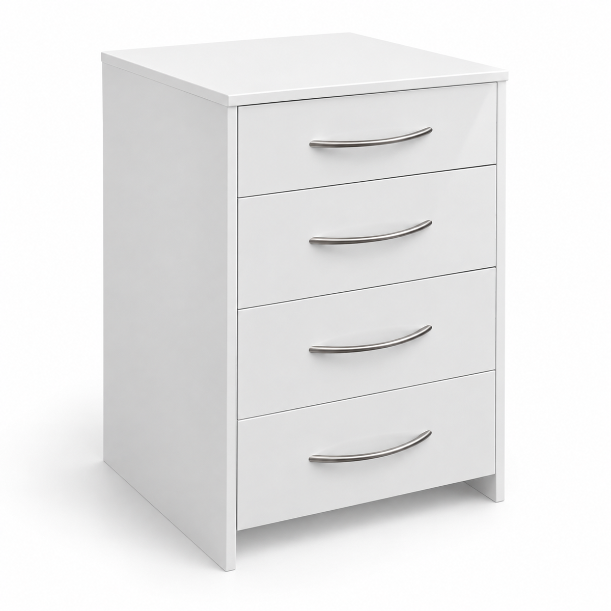 500mm 4 Drawer Pack in white – studio product render